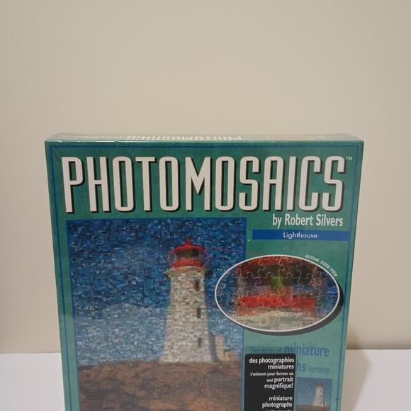 Photomosaics Lighthouse Puzzle 1026 Pieces New Factory Sealed Robert Silvers Art - Picture 10 of 14